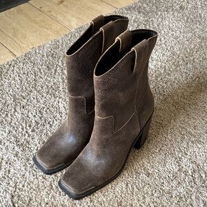 Dolce Vita Dark Brown Heeled Boots